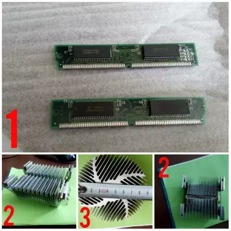 1. Снимка на RAM памет 72P 8 MB - MITSUBISHI M5M418165 , флопи диск 1, 44