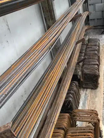 дървен материал, арматурно желязо