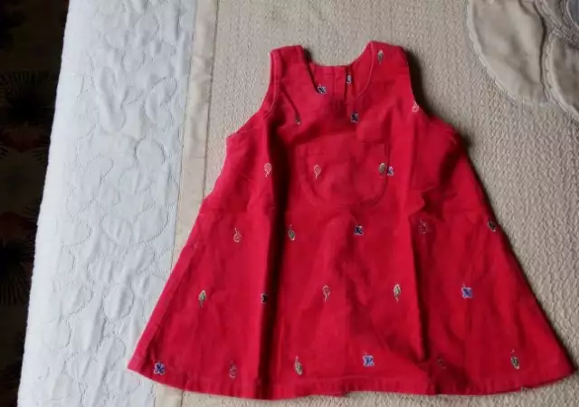 Бебешка червена рокля Adams 9 - 12 месеца и ръст 80см
