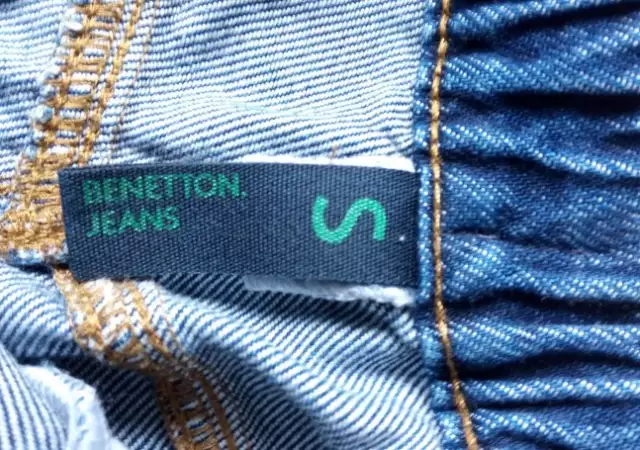 5. Снимка на Детски - бебешки дънки Benetton - размер S