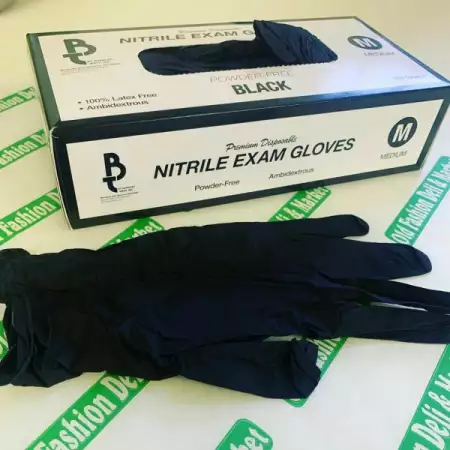 1. Снимка на Ръкавици за изследване на нитрил, Ръкавици без нитрил без ла