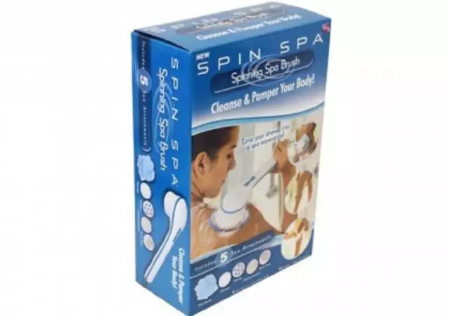2. Снимка на Spin Spa масажираща електрическа четка за баня с 5 приставки
