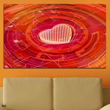Картина пано за стена от 1 част - Лабиринтът на сърцето - HD