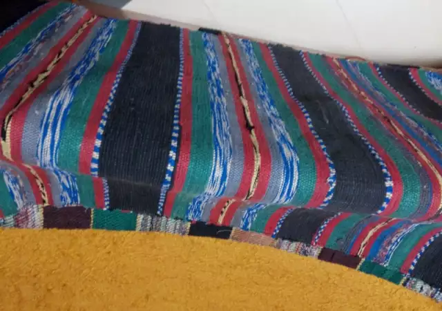 3. Снимка на Черга домашно тъкана , парцалена черга 2, 7м 80см