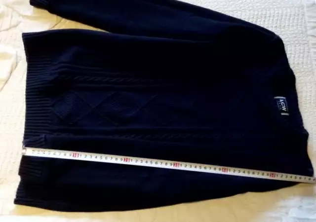 9. Снимка на Пуловер тъмно син S - размер на HM