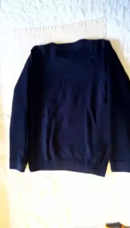 8. Снимка на Пуловер тъмно син S - размер на HM
