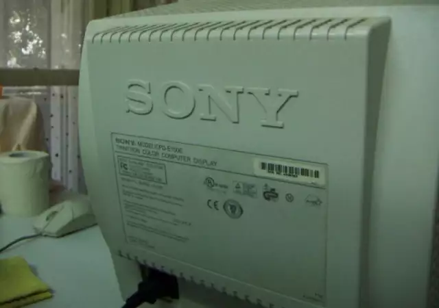 6. Снимка на Продавам монитор monitor SONY Flat Trinitron CPD - E100E trini