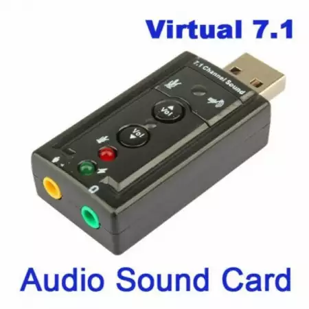 USB звукова карта - 7.1 канала