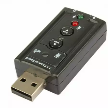 USB звукова карта - 7.1 канала