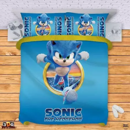 3. Снимка на Комплект спално бельо - За фенове на Sonic. Модел - 002 - 467