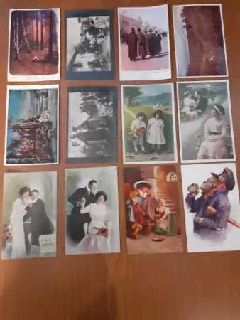 Неизползвани пощенски картички от 1900 г.