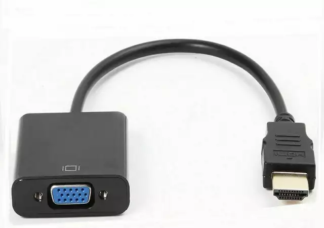 Преходник HDMI(м) към VGA (ж) 1080P конвектор кабел