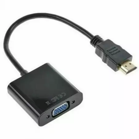 1. Снимка на Преходник HDMI(м) към VGA (ж) 1080P конвектор кабел