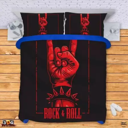 3. Снимка на Комплект спално бельо - Rock and Roll. Модел - 002 - 510