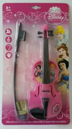 1. Снимка на Детска играчка Музикална цигулка с Принцеси Disney