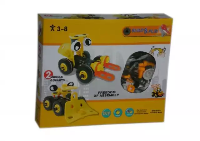 Детска играчка конструктор Мотокар