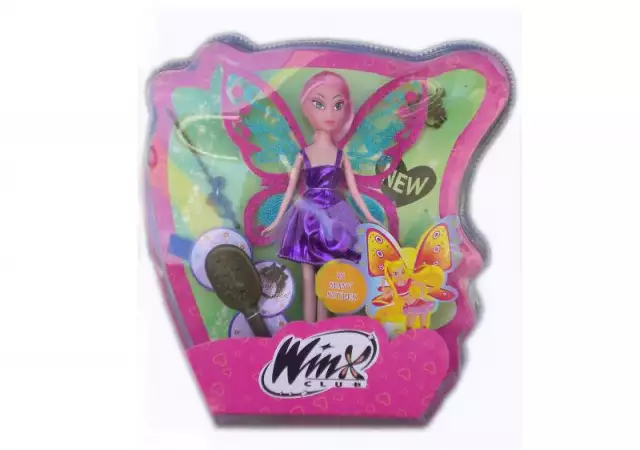 1. Снимка на Кукла Уинкс с розова коса с аксесоари Winx