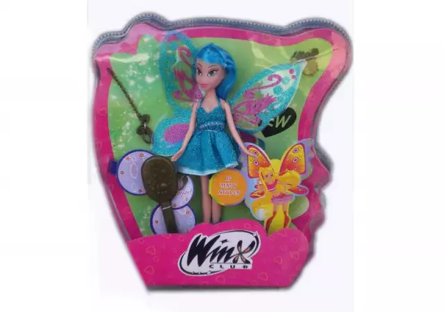 Кукла Уинкс със синя коса с аксесоари Winx