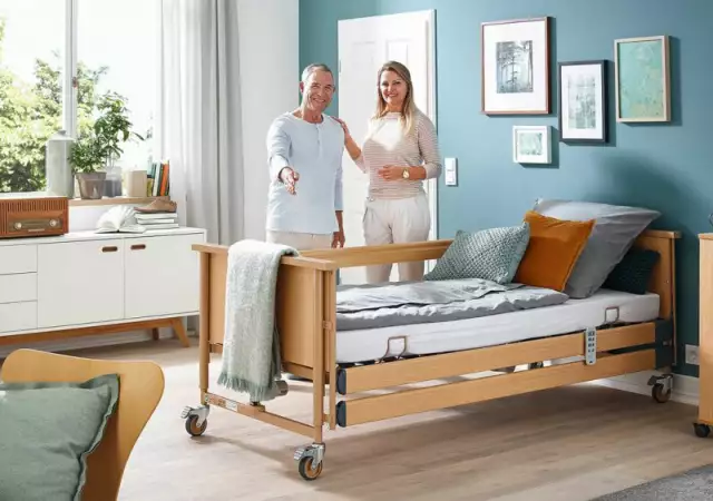 Електрическо болнично легло BURMEIER Германия с 4 функции