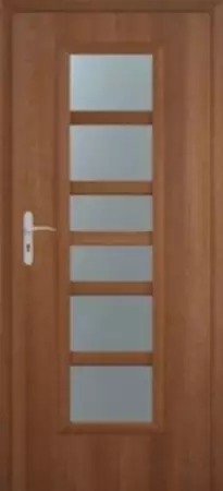 Остъклена Интериорна врата на склад - от Борман - цвят Орех