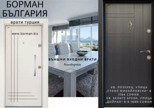 Борман - избор на Входна Врата - врати Турция
