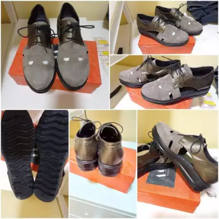 1. Снимка на Дамски летни обувки тип сандал №38 и стелка 25см Нови 