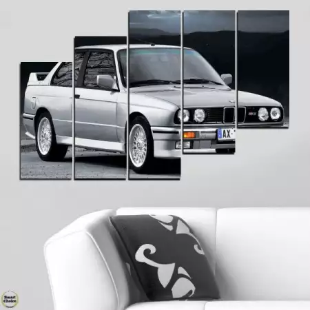 5. Снимка на Декоративно пано за стена от 5 части - BMW M3 Evolution от 1