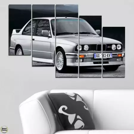 4. Снимка на Декоративно пано за стена от 5 части - BMW M3 Evolution от 1