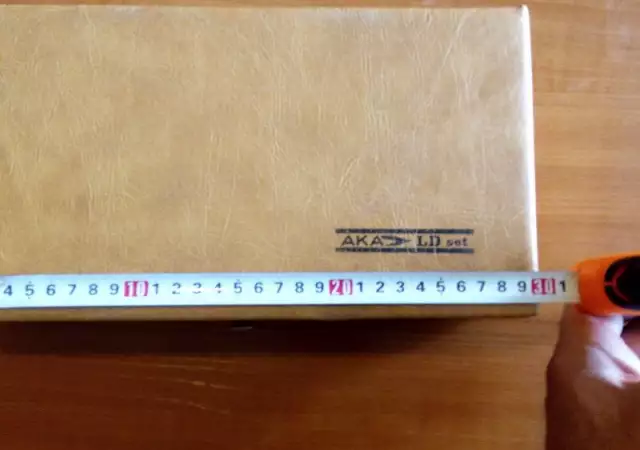 9. Снимка на Кутия кожена AKA LD Set с метална рамка