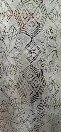 10. Снимка на Ръчно плетено перде на една кука 120 190см