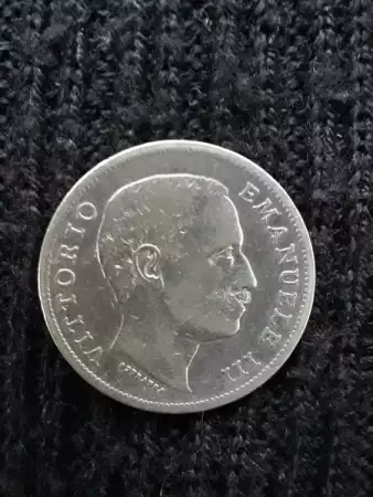 Монета 1 лира от 1901г.