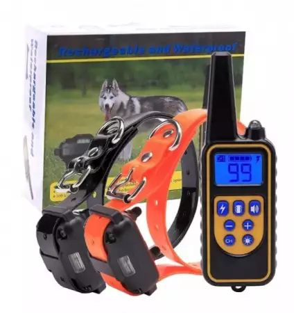 Електронен нашийник за обучение на куче до 800м. обхват, вод