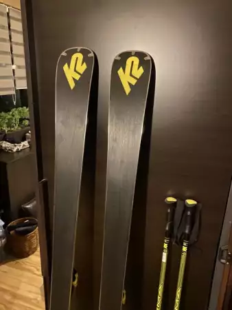 2. Снимка на Ски K2 Charger Skis 182cm Black Green Marker M3 11 TCx 2019