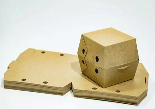 2. Снимка на Картонена кутия за бургер за еднократна употреба