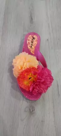 Дамски чехли с цветя