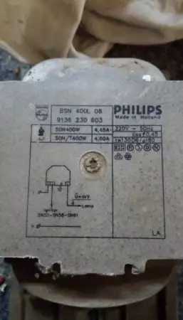 1. Снимка на Филипс баластен дросел за лампи - PHILIPS BSX 400L 08 400W