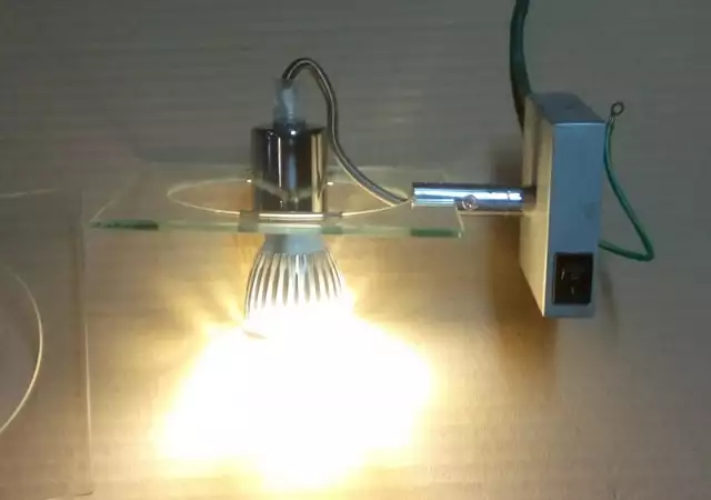 5. Снимка на Аплици - лампи за стена 2бр. метал и стъкло и цокъл GU10