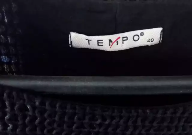 7. Снимка на Дамска блуза тип туника черна Tempo модел:1313 пролет лято