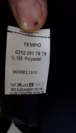8. Снимка на Дамска блуза тип туника черна Tempo модел:1313 пролет лято