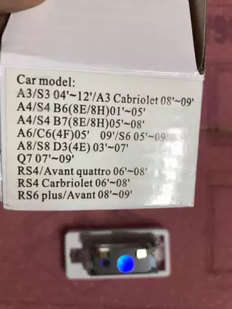 4. Снимка на Лед светлини за номер Audi A3 S3 А4 S4 B6 A6 A8 Q7 Rs Canbus