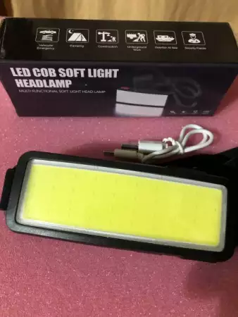 Нов мощен LED челник с USB зареждане. Челна лампа , лед фенер
