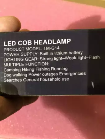 2. Снимка на Нов мощен LED челник с USB зареждане. Челна лампа , лед фенер