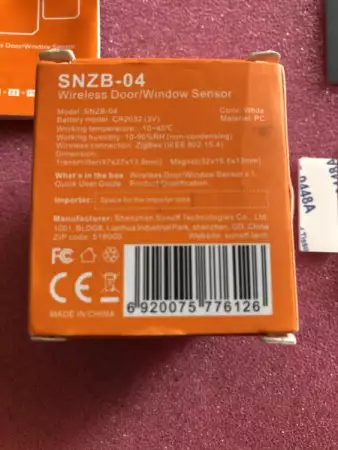 2. Снимка на SONOFF SNZB - 04 – ZigBee безжичен сензор за врати и прозорци