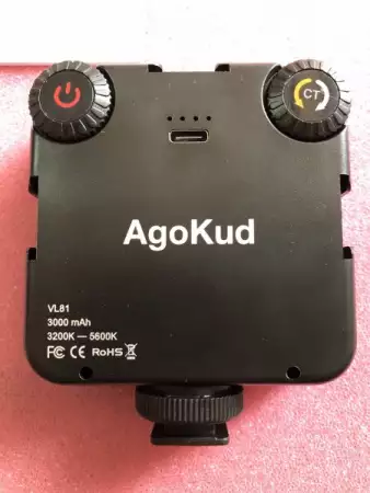 2. Снимка на AgoKud LED видео светлина микростент, преносимо фото освет