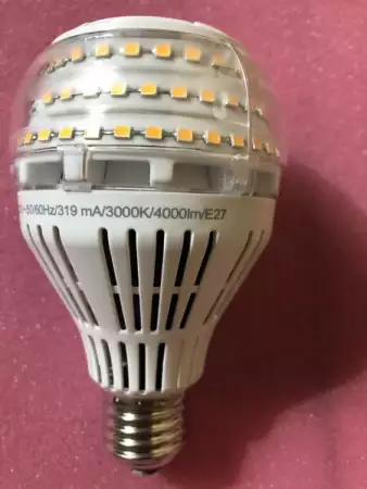 5. Снимка на E27 LED крушка 27 W енергоспестяваща крушка (заменя 250 W), 