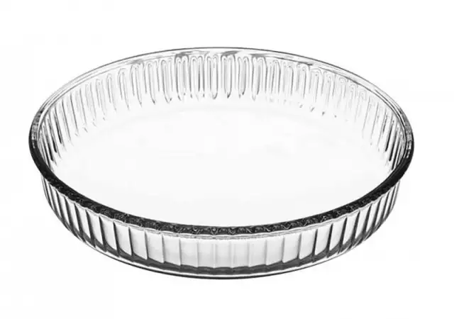 Компактна кръгла йенска тава за тарт, пай и киш - 26 см