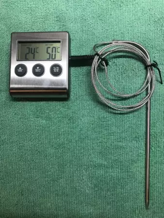 1. Снимка на Готварски термометър, термометър за месо с външна сонда и та