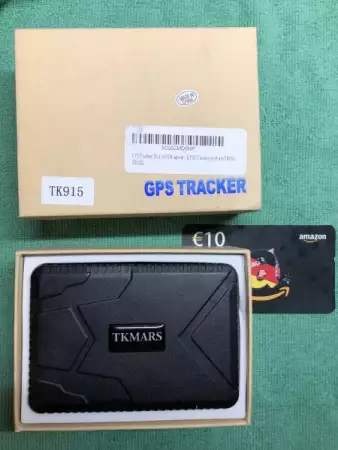 1. Снимка на TK915 GPS с магнит и батерия 10000mAh - тракер tracker с Б