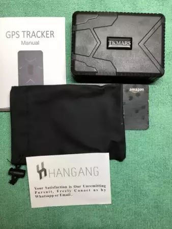 2. Снимка на TK915 GPS с магнит и батерия 10000mAh - тракер tracker с Б