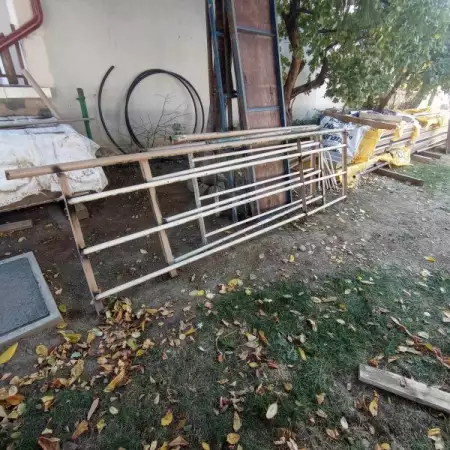 Метален парапет за тераса или ограда 3 - пана 7, 8м